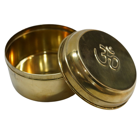 Handmade Brass Sindoor Box 160g