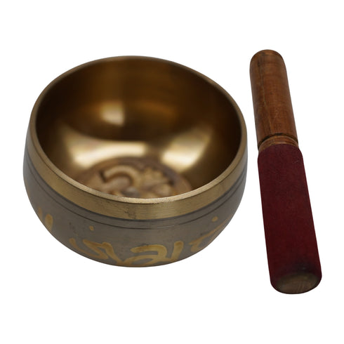 Handmade Brass Singing Bowl 248g Set 1