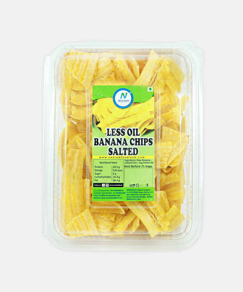 Neelam Foodland Less Oil Banana Chips Salted