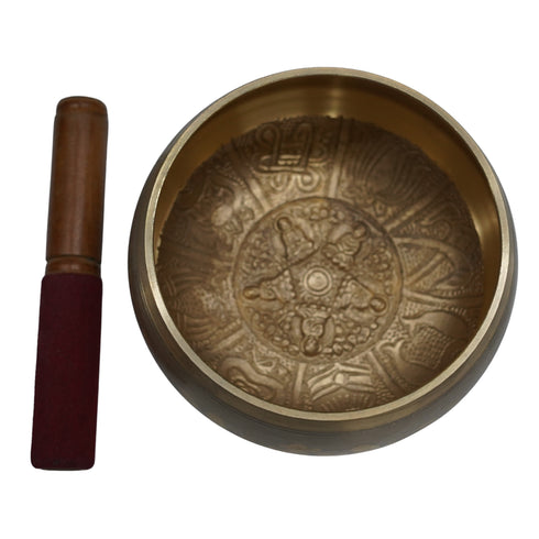 Tibetan Singing Bowl for Meditation 1503g Set 1