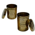 Handcrafted Pure Brass Container Box (Pack of 2) 670g