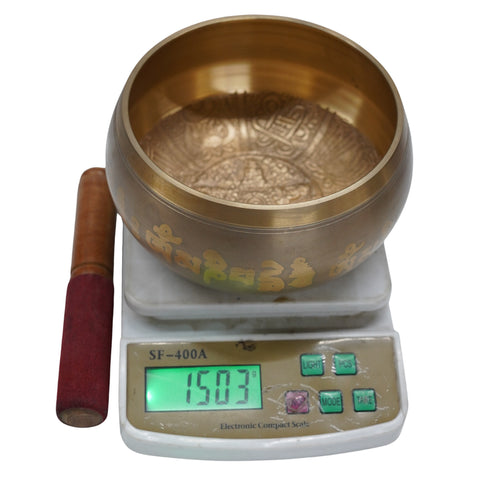 Tibetan Singing Bowl for Meditation 1503g Set 1