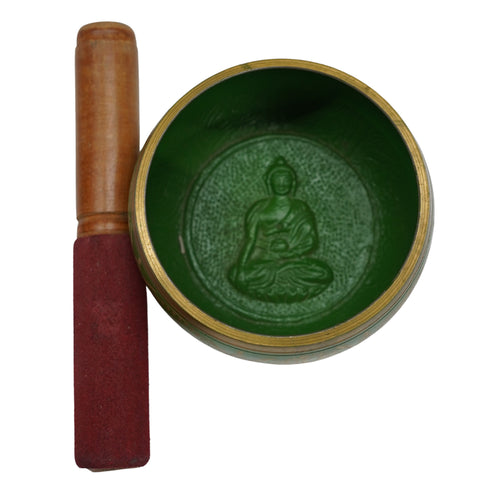 Handmade Tibetan Singing Bowl 446g Set 1