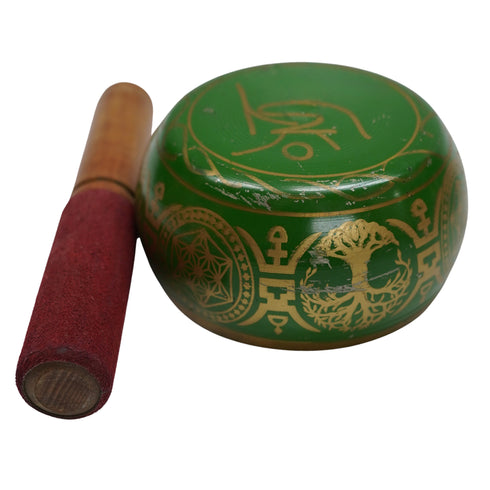 Handmade Tibetan Singing Bowl 446g Set 1