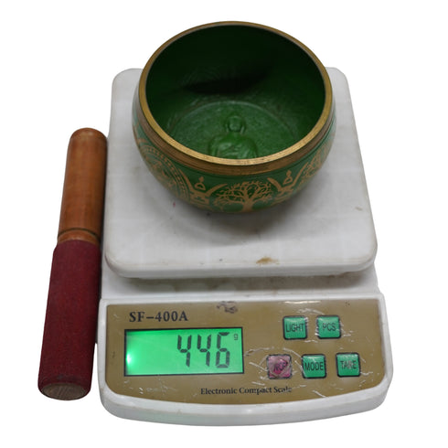Handmade Tibetan Singing Bowl 446g Set 1
