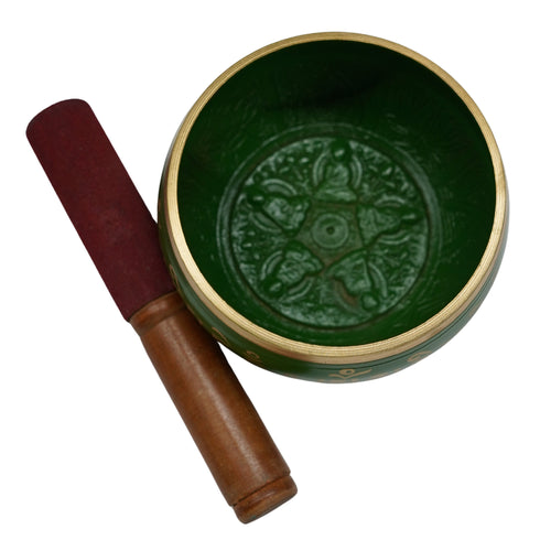 Brass Meditation Sound Bowl 672g Set 1