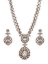 Gold Toned Kundan Uncut Polki Jadau Bridal Statement Jewellery Set