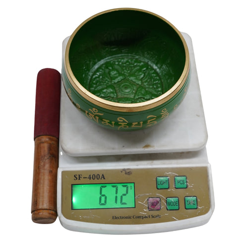 Brass Meditation Sound Bowl 672g Set 1