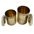 Handcrafted Pure Brass Container Box (Pack of 2) 670g