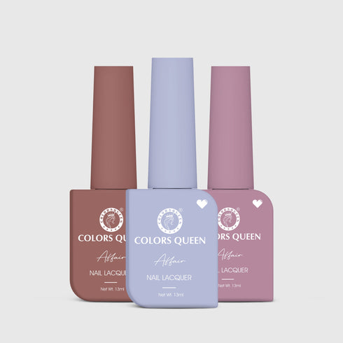 Colors Queen Affair Matte Nail Paint Set of 3 – Highly Pigmented Enamel