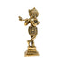 Brass Lord Krishna Playing Flute Statue 538g