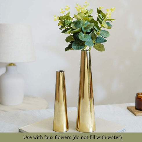 Behoma Modern Vase Set – Gold
