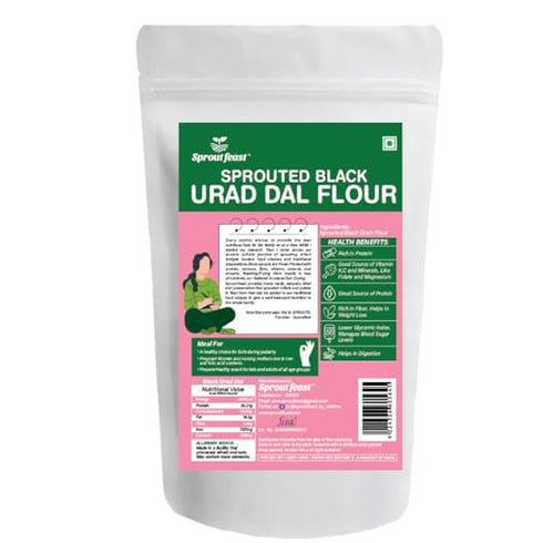 Sprout Feast Sprouted Black Urad Dal Flour
