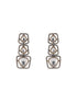 Gold-Toned Kundan Polki Square Motif Statement Necklace and Earrings Set