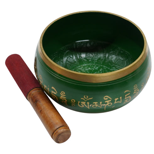 Brass Tibetan Singing Bowl 1537g Set 1