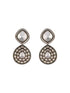 Gold Antique Kundan Jadau Uncut Polki Statement Jewellery Set