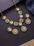 Gold Antique Kundan Jadau Uncut Polki Statement Jewellery Set