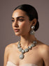 Gold Antique Kundan Jadau Uncut Polki Statement Jewellery Set