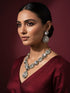 Gold Antique Kundan Jadau Uncut Polki Statement Jewellery Set