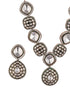 Gold Antique Kundan Jadau Uncut Polki Statement Jewellery Set