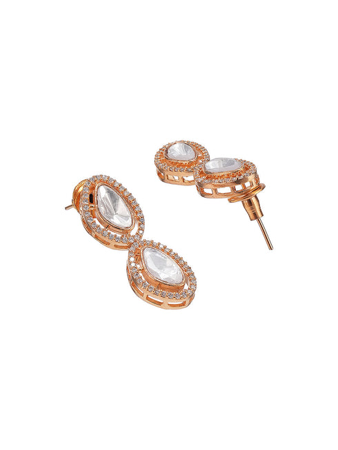 Gold Antique Kundan Jadau Uncut Polki Luxurious Statement Jewellery Set