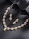 Gold Antique Kundan Jadau Uncut Polki Luxurious Statement Jewellery Set