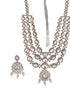 Gold Antique Uncut Polki Kundan Layered Statement Bridal Jewellery Set