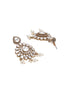 Gold Antique Uncut Polki Kundan Layered Statement Bridal Jewellery Set