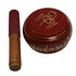 Brass Red Tibetan Singing Bowl 519g Set 1