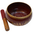 Brass Red Tibetan Meditation Bowl 1426g Set 1