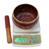 Brass Red Tibetan Meditation Bowl 1426g Set 1