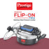 Prestige Svachh Flip-on Mini Hard Anodised Spillage Control Pressure Cooker 3 L