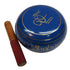Brass Blue Tibetan Singing Bowl 1464g Set 1