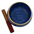 Brass Blue Tibetan Singing Bowl 1464g Set 1