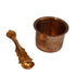 Copper Panchapatra with spoon for pooja 40g (Pack of 2)