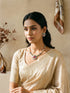 Gold Plated Nav Ratna Zircon Studded Temple Minimal Jewellery Set