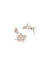 Silver Plated AD & Pearl Studded Designer Cocktail Jewellery Set