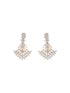 Silver Plated AD & Pearl Studded Designer Cocktail Jewellery Set