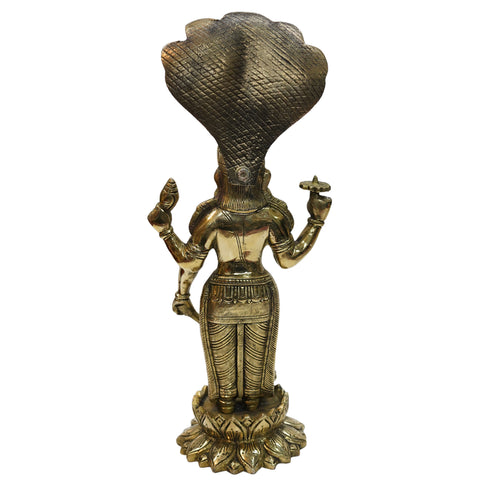 Brass Standing Narayan Idol 3852g Set 1