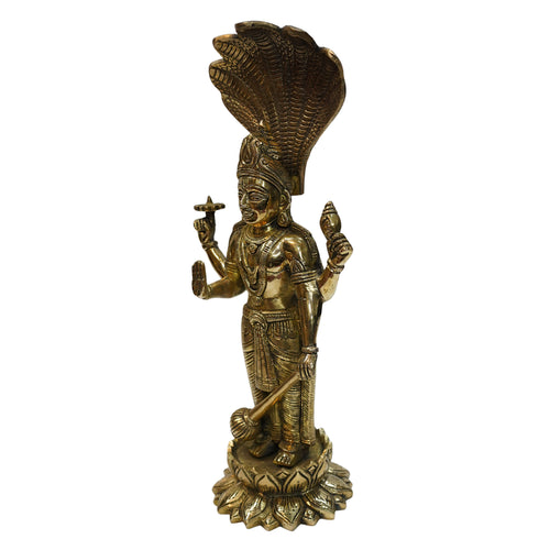 Brass Standing Narayan Idol 3852g Set 1