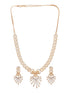Gold Plated AD Studded Pendant Luxe Jewellery Set