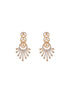Gold Plated AD Studded Pendant Luxe Jewellery Set