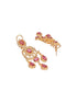 Gold Plated Ruby Red AD Studded Luxe Choker Jewellery Set