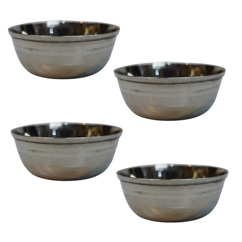 Stainless Steel Serving Bowl 48g Pack of 4