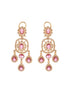 Gold Plated Ruby Red AD Studded Luxe Choker Jewellery Set