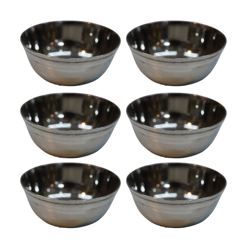 Stainless Steel Serving Bowl 48g Pack of 6