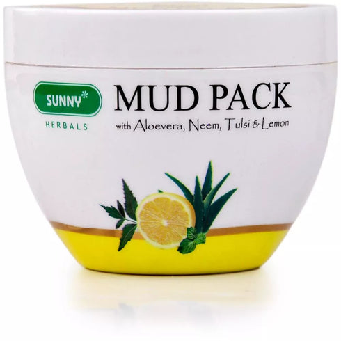 Bakson's Sunny Mud Pack With Aloe Vera Neem Tulsi And Lemon (150 g)