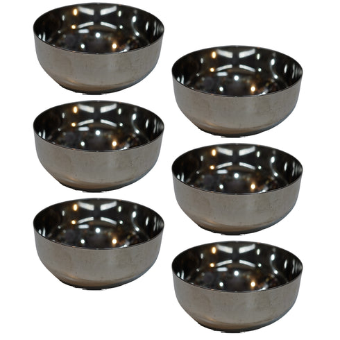 Stainless Steel Curry Bowl Katoris 91g Pack of 6