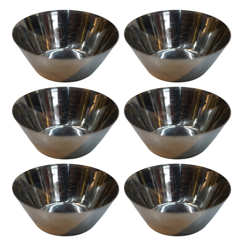 Stainless Steel Katori Bowl 70g Pack of 6