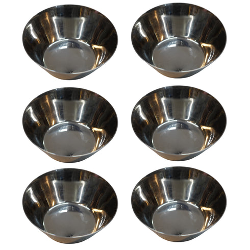 Stainless Steel Katori Bowl 70g Pack of 6